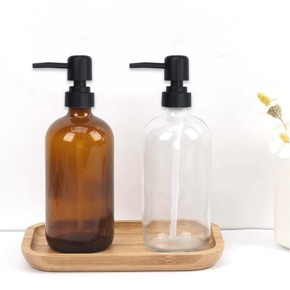 2Pcs Bathroom Soap Dispenser,Replacement Pump,28mm Thread,ABS,Bright Silver