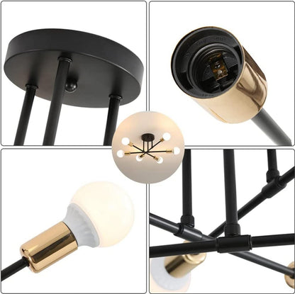 WQCSH Moderne The Minimalist Chandelier Creative Simple Dining Room Living Room Kitchen Office The Bar Decorate Artificial Satellite Modelling Design