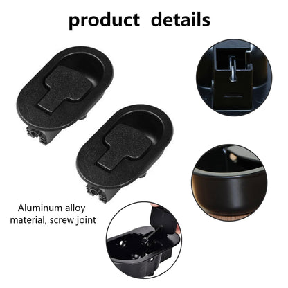 Xiciki 2 Pcs Recliner Chair Parts, Aluminum Universal Recliner Release Pull Handle Replacement for Most Recliner Chair and Sofa