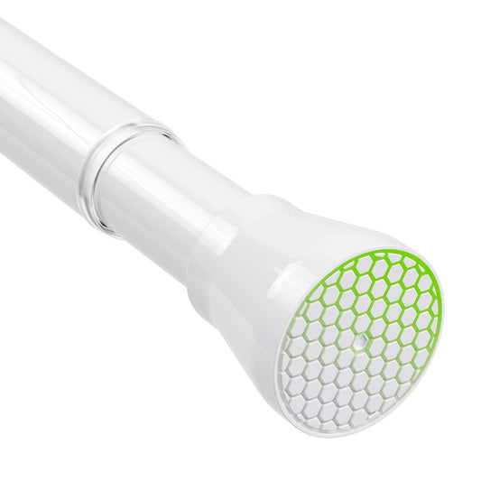 Shower Curtain Rail Extendable Curtain Poles 75-160cm Tension Rods for Curtains White Net Curtain Rods Extendable Shower Curtain Rod Telescopic