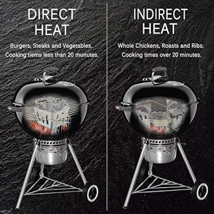 Denmay 7403 Charcoal Basket Briquet Holders for Weber 57CM Kettle Grills, Weber One Touch and Master Touch Charcoal Grill, Char-Basket Charcoal Holders BBQ Grill Accessories, 2 Pack