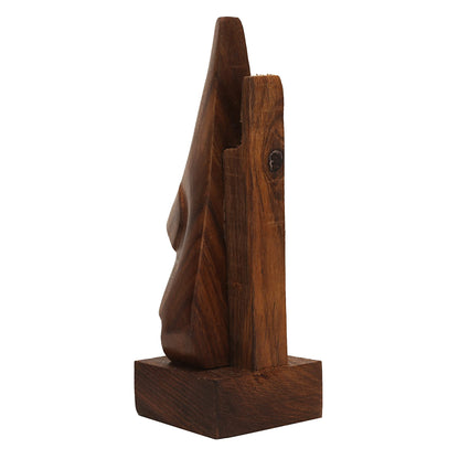 raajsee Glasses Stand Classic Hand Carved Rosewood Nose-Shaped Wooden Glasses Holder For Men Eyeglass Spectacle/ Eyewear Display Holder Stand