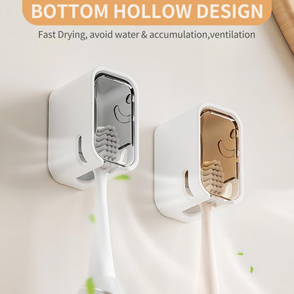 Wall Mounted Toothbrush Holders for Bathroom