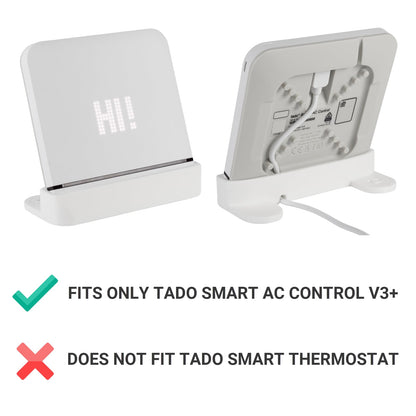 P3D-Lab Stand for Tado Smart AC Control V3+, Tado AC Control Desk Stand White - 3 Years Warranty - Made in UK
