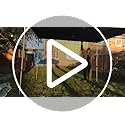 MAXIMUS HEAVY DUTY POP UP GAZEBO 3m x 3m COMMERCIAL MARKET STALL WITH 4 WEIGHT BAGS (4 Walls, Beige)