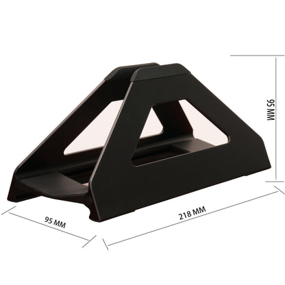 Psitek Vertical Laptop Stand, MacBook Stand Holder with Tool-Free Width Adjustment, Pretty Anodized Aluminum for Desk, Universal Fit for 10-17" Laptop