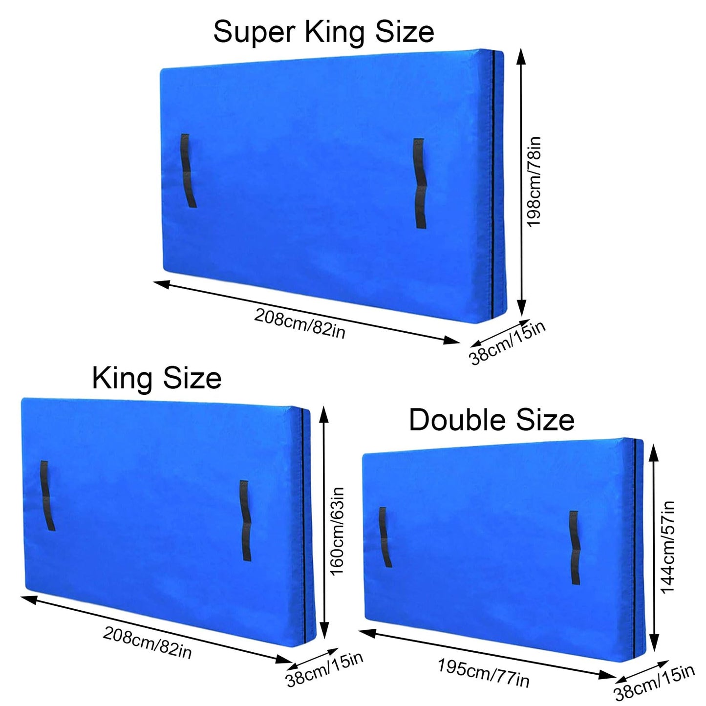 Mattress Cover for Moving and Storage Single Size Mattress Bags with 8 Sturdy Handles Waterproof Mattress Protector Tarp Durable Mattress Bags for