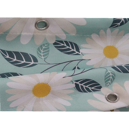 GONOVE Shower Curtain 200 x 200cm Mildew Resistant Waterproof Thicken Polyester Fabric Flowers Bathroom Shower Curtain Liner Long Washable Bath