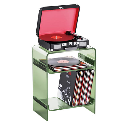 solaround Acrylic Side Table, 45 x 30 x 58 cm, Green