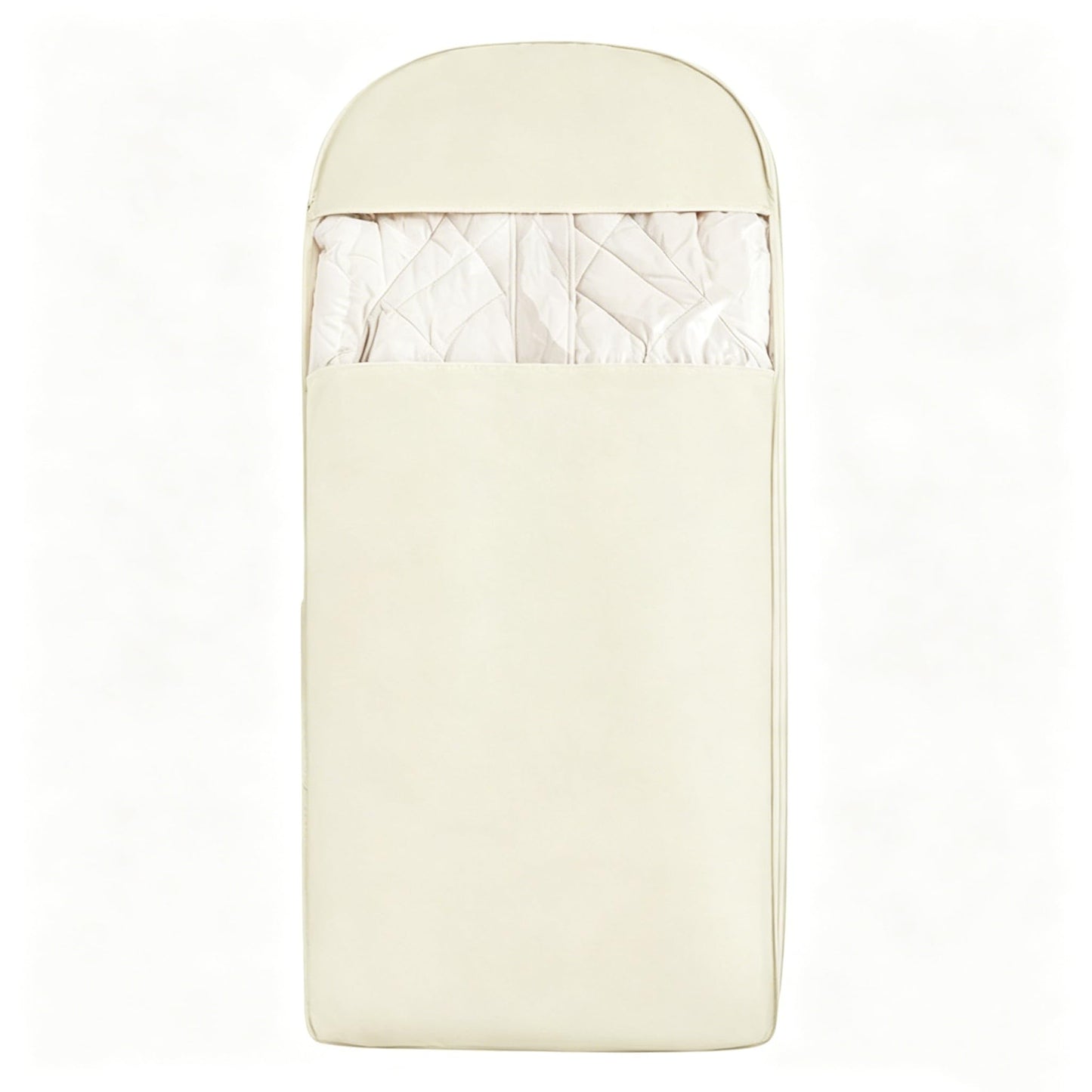 Space Saving Hanging Garment Bag with Self Compression Zipper, Heavy Duty Clothes Storage Organiser for Coats Down Jackets Suits