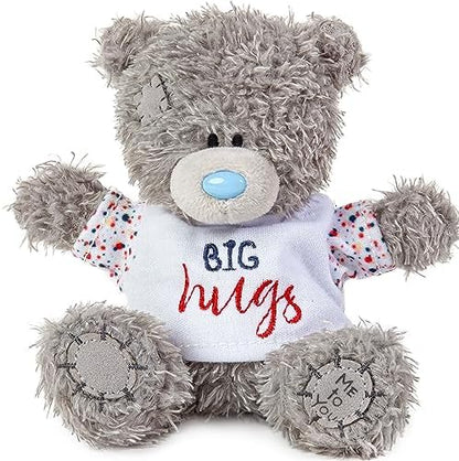 Me to You Tatty Teddy 10cm Bear in Big Hugs - Official Collection White, Grey, 62