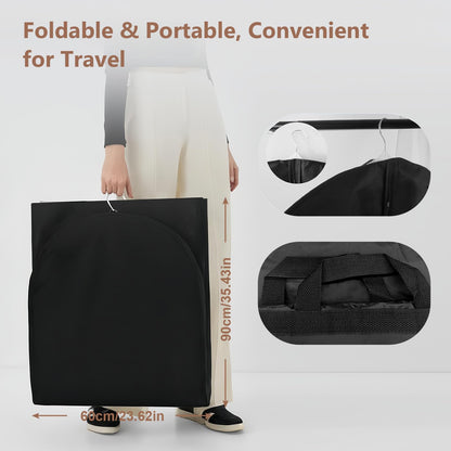 AMFUN 3 PCS Dress Bag,Full Length Travel Suit Bag with Zipper, Dust-proof Clothes Covers Protector Bags,Gown Garment Bag for Long Dresses, 180×60 cm