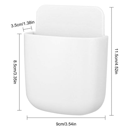 QINREN 3 Pcs Wall-Mounted Remote Control Storage Box