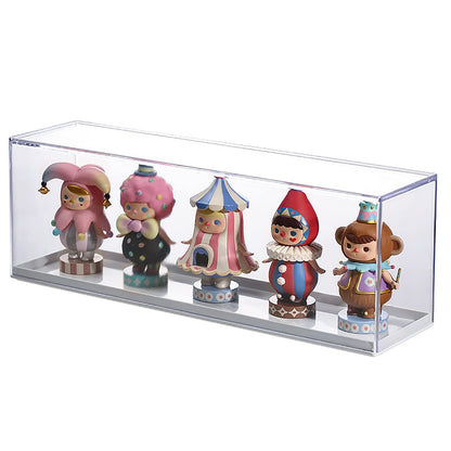 Clear Display Case for Figures，Acrylic Display Case for Doll Toy Collectibles, Action Figures