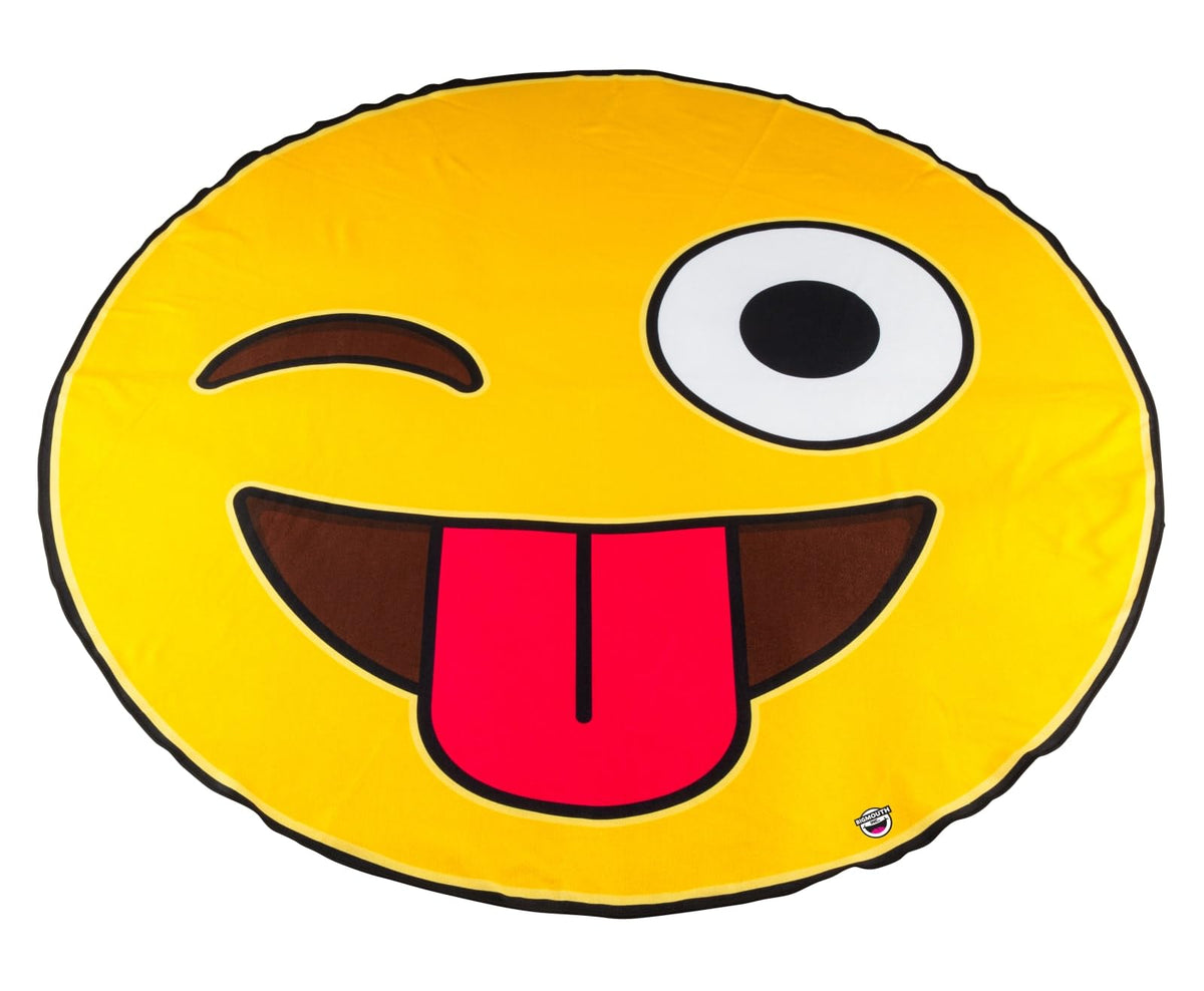 BigMouth Inc Emoji Beach Towel