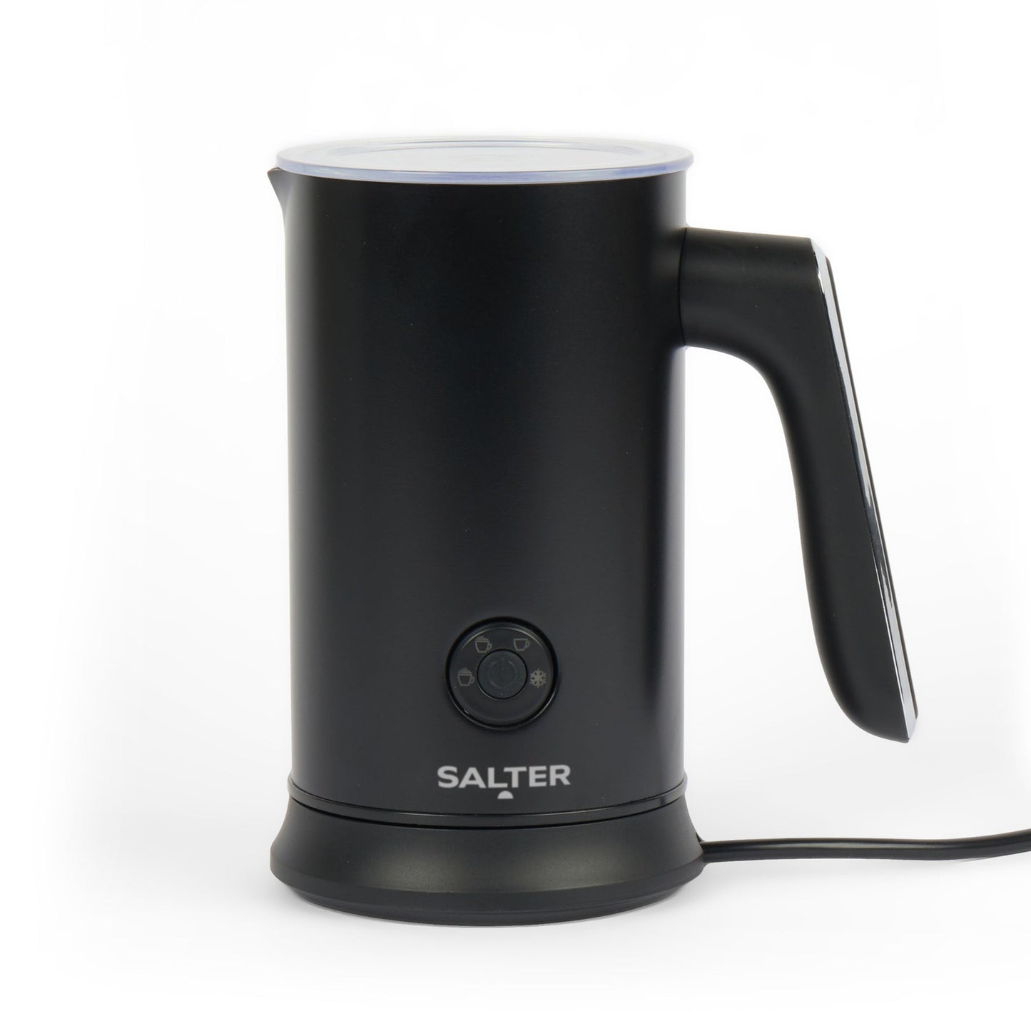 Salter Chocolatier Hot Chocolate Maker - 4-In-1 Electric Milk Frother, Cordless Hot & Cold Milk Foamer 115ml, One Cup 240ml Milk Steamer Heater, LED