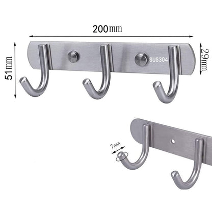ZatRuiZE Coat Hooks for Wall, 3 Hook