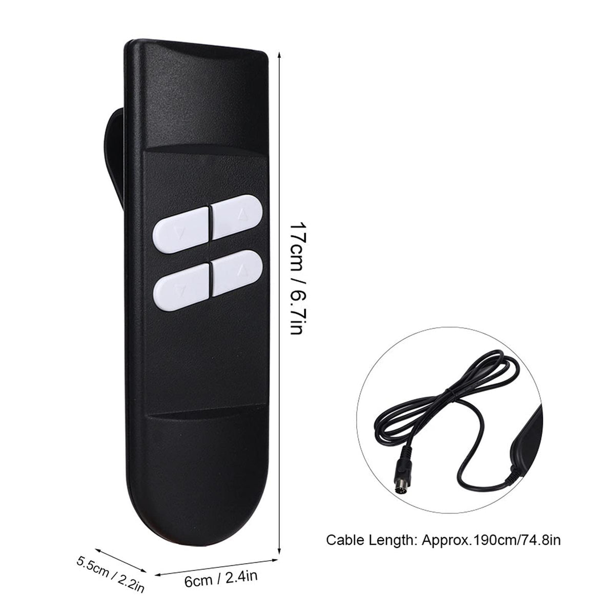 Recliner Chair Electric Switch, 5pin Remote Hand Recliner Chair Controller Handset Universal Electric Lift Recliner Chair Switch Control Recliner