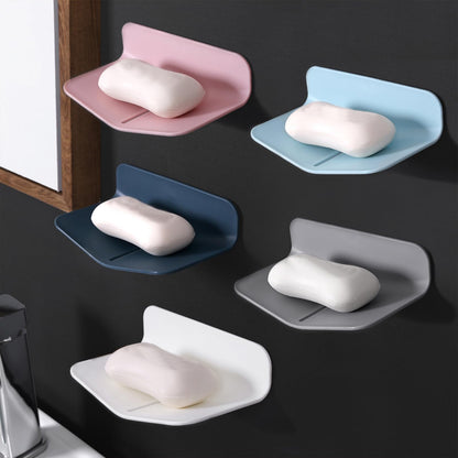 Soap Holder Shower Wall Mounted Draining Soap Dish for Shower Soap Saver for Kitchen, Bathroom.(Gray, 1)
