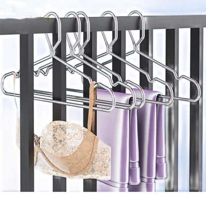 Trrcylp 4mm Lockable Coat Hangers Heavy Duty Windproof Clothes Hangers