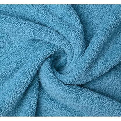 FB 2x Extra Large Super Jumbo Bath Sheets (100 x 200 cm-600 GSM) Luxury 100% Egyptian Combed Cotton Towel Super Soft Premium Hotel Quality Quick Dry Bathroom Towels Set (Aqua)