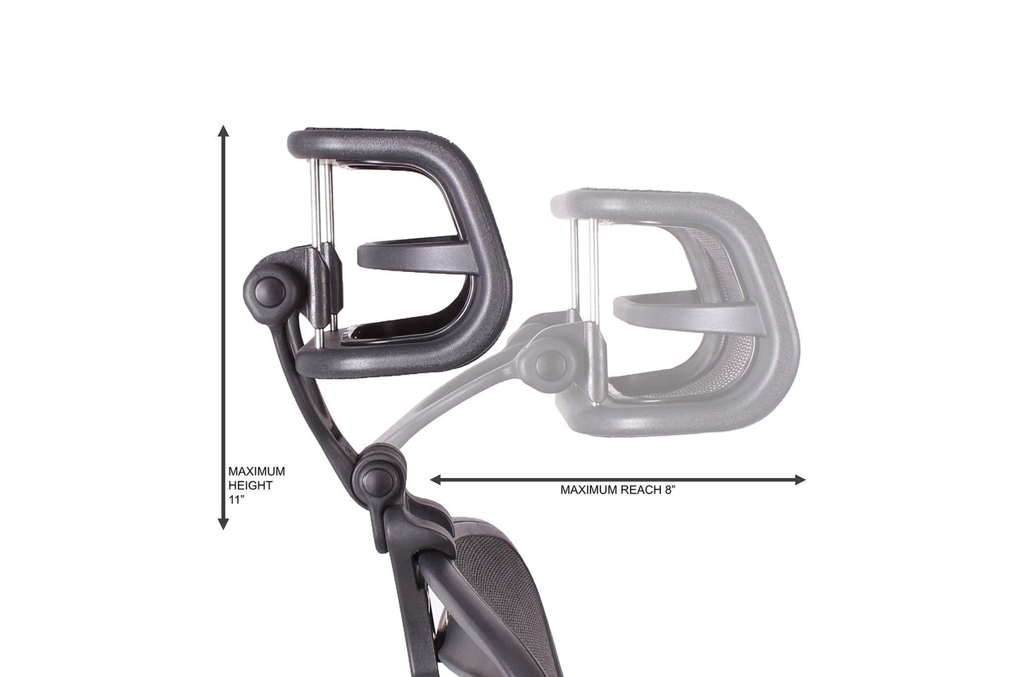 Original Headrest for the Herman Miller Aeron H4 Carbon Chair | Colors and mesh matching the Aeron Classic Chair 2016 and earlier models