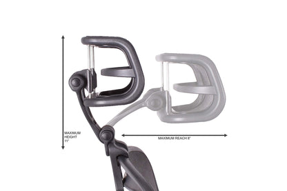 Original Headrest for the Herman Miller Aeron H4 Carbon Chair | Colors and mesh matching the Aeron Classic Chair 2016 and earlier models