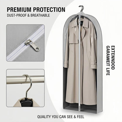4 Pack Gray 60-Inch Garment Bags, Suit Covers for Hanging Clothes,8 Stück Magnetischer Akupressur Ball Silikon Stressabbau Magnet Bälle,Clothes