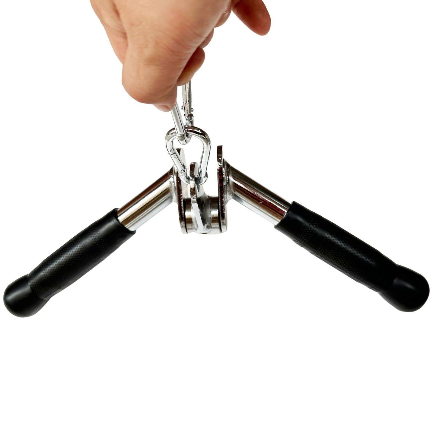 V-Shaped Bar Press Down Bar Cable Attachments Multi Gym Attachment Pro Tricep V-Bar with Steel Handgrips