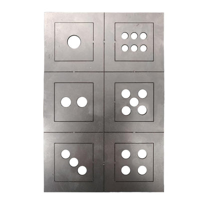 VOANZO Stainless Steel Welding Mold Welding Plate Practice Beginner Welding Practice Novice Practice Welding Sheet Dice Welding Kit Low Carbon Steel