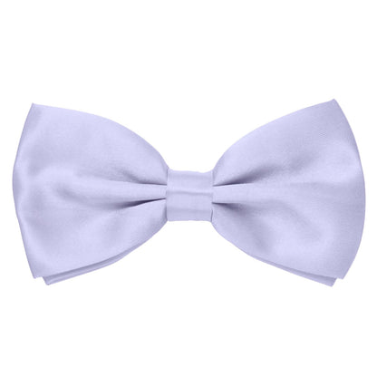 MASADA bow tie pastel purple - men's accessory in shiny-look, continuously adjustable, handmade with hook closure - 12 x 6 cm