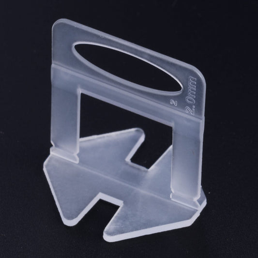 Tile Leveling System 400 pcs Tile Spacer Clips for Floor Wall (2mm-Clips)