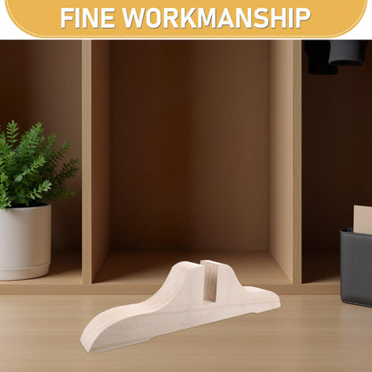 Amosfun Wooden Screen Holder 29 x 7.5 x 3.5 cm Set of 4 Stable Feet for Interior Partition Bracket Room Divider Easy to Install for Home Office