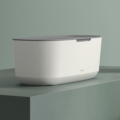 Tiger Tess Storage box with lid White/Light grey