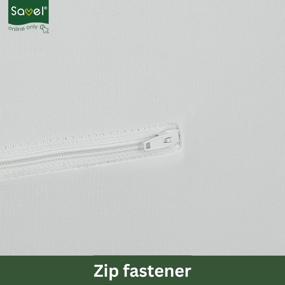 Savel-Waterproof and Breathable Mattress Cover including Anti-dustmite treatment |Small Single 80x190/200cm | Heights up to 30 cm
