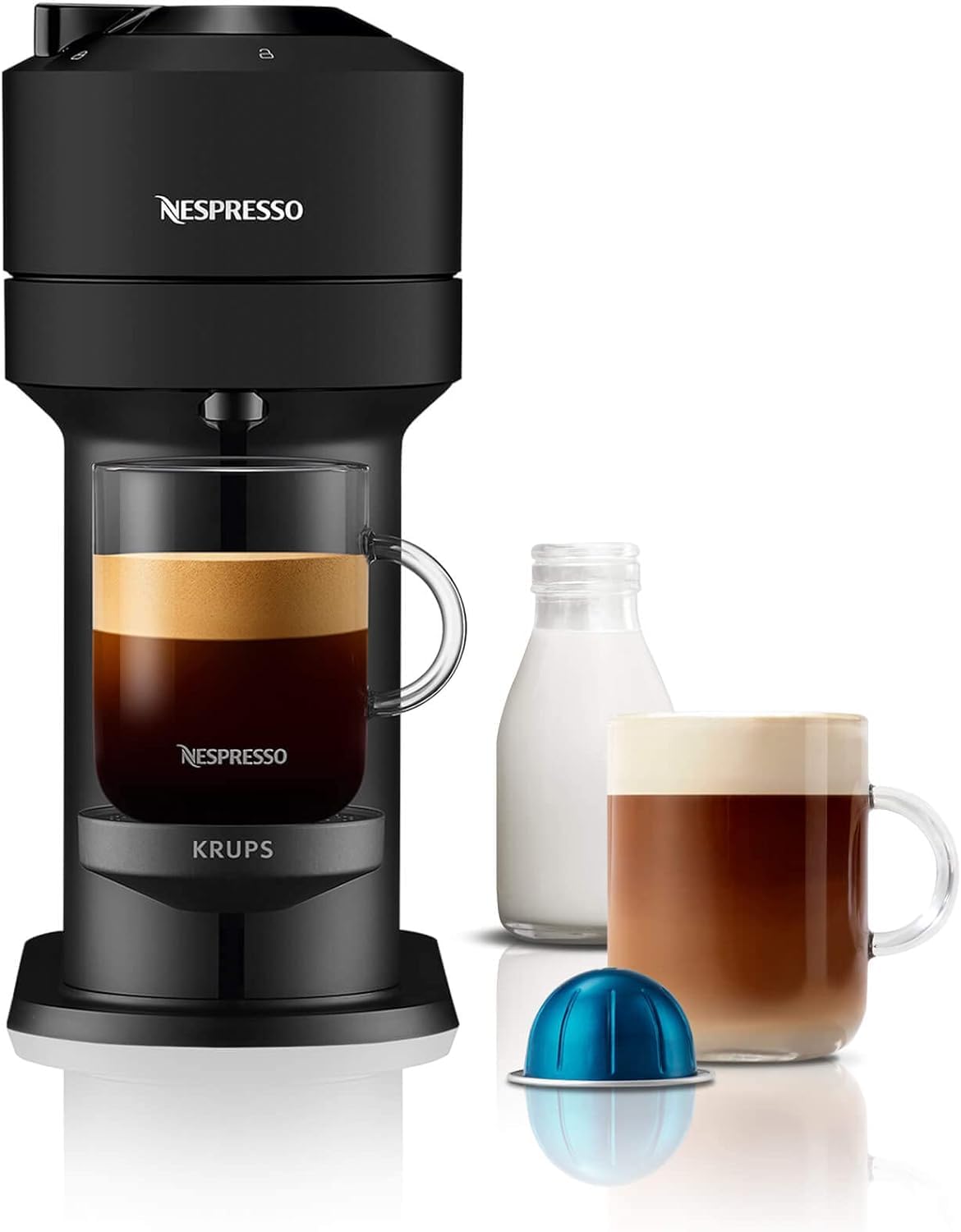 Nespresso Vertuo Next Coffee Machine, Centrifusion Technology, Wi-Fi and Bluetooth Enabled, Energy Saving Design, Multiple Cup Sizes, Compatible with