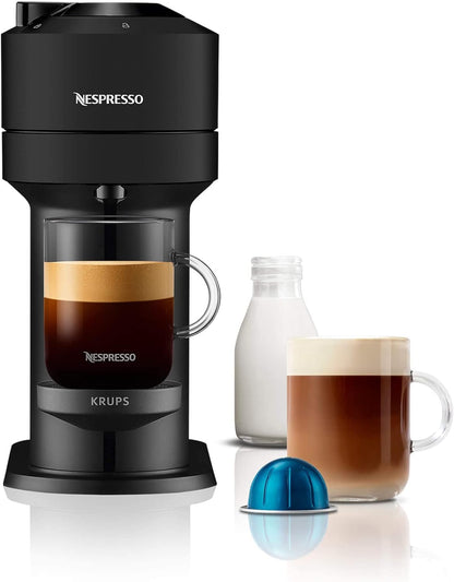 Nespresso Vertuo Next Coffee Machine, Centrifusion Technology, Wi-Fi and Bluetooth Enabled, Energy Saving Design, Multiple Cup Sizes, Compatible with