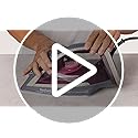 Tefal Ultraglide Steam Iron, 210 g/min Steam Boost, 50 g/min Continuous Steam, 250 ml Water Tank, 2800W Power, Non-Stick Durilium Soleplate, Auto Off, Anti-drip, Anti-Scale, Grey & Purple, FV5872