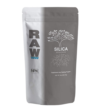 RAW Silica 8oz - High-Purity Plant Supplement for Stronger Growth and Stress Resistance - Essential Silicon Nutrient for Hydroponics, Soil, and Coco