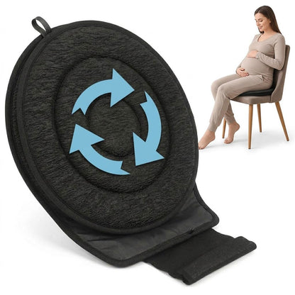 STOBOK 360° Rotating Swivel Car Cushion for Elderly, Non Slip Swivel Auto Turntable Pad for Easy Entry