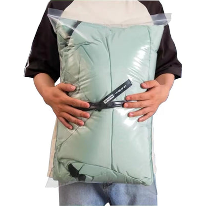 ATB-Foger 30Pcs Travel Clothes Storage Bags Clear Zip Lock Clothes Bags Resealable Large Plastic Luggage Pouch For Cloth, Storage