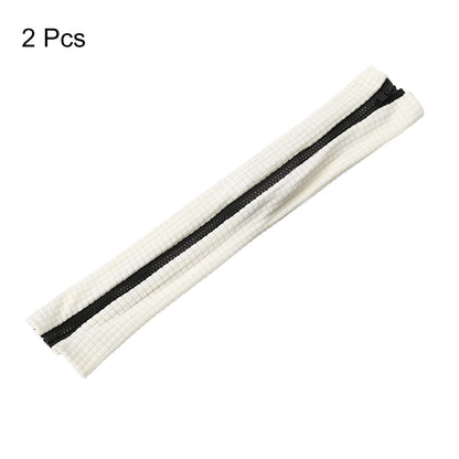 sourcing map 2pcs Office Chair Arm Covers, Office Chair Armrest Covers Stretchable Computer Chair Arm Covers Protectors for Office Gaming Chair, White