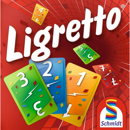 Schmidt | Ligretto Red | Card Game | Ages 8+ | 2 to 4 Players | 15 mins Minutes Playing Time