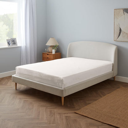 Direct Manufacturing Coolmax Memory Foam Mattress Zipped Cover Size - Double 4ft6 x 6ft3 Depth: (9" - 22.5cm)
