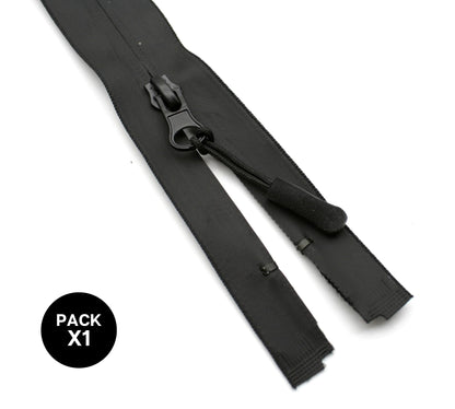 DOJA Barcelona Waterproof zips, Waterproof Jacket Zippe, Separating Zipper, zips, Jacket Zippe, Separating Zipper | | Pack 1 | 85cm | Black