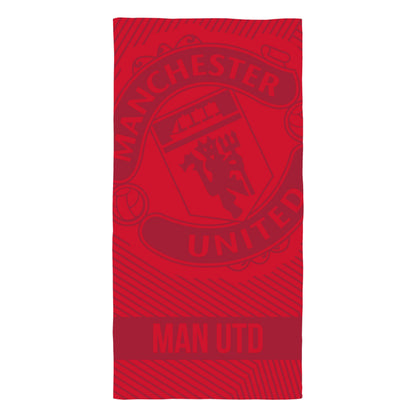 Manchester United FC Officially Licenced Towel | Super Soft Feel, Goal Design | Perfect The Home, Bath, Beach & Swimming Pool