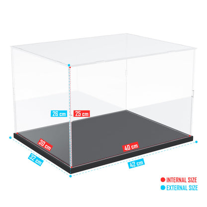Nynelly Acrylic Display Case for Lego Hogwarts Castle 76419 for Lego Himeji Castle 21060 Models Figures