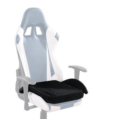 TOPROUD Gaming Chair Seat Cushion, Ergonomic Tailbone Support Pad for Long Sitting, Foam Office Chair Cushion with Washable Velvet Cover