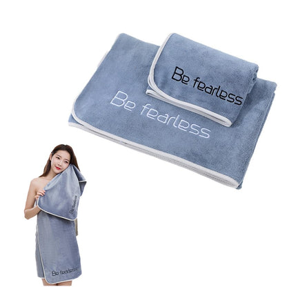 Oaygat 2 Packs Towel Set Bath Sheet 70 * 140cm+35 * 75cm Gym Towel Super Absorbent Soft Super Absorbent Washcloths Large Jumbo Sheet Yoga Towels