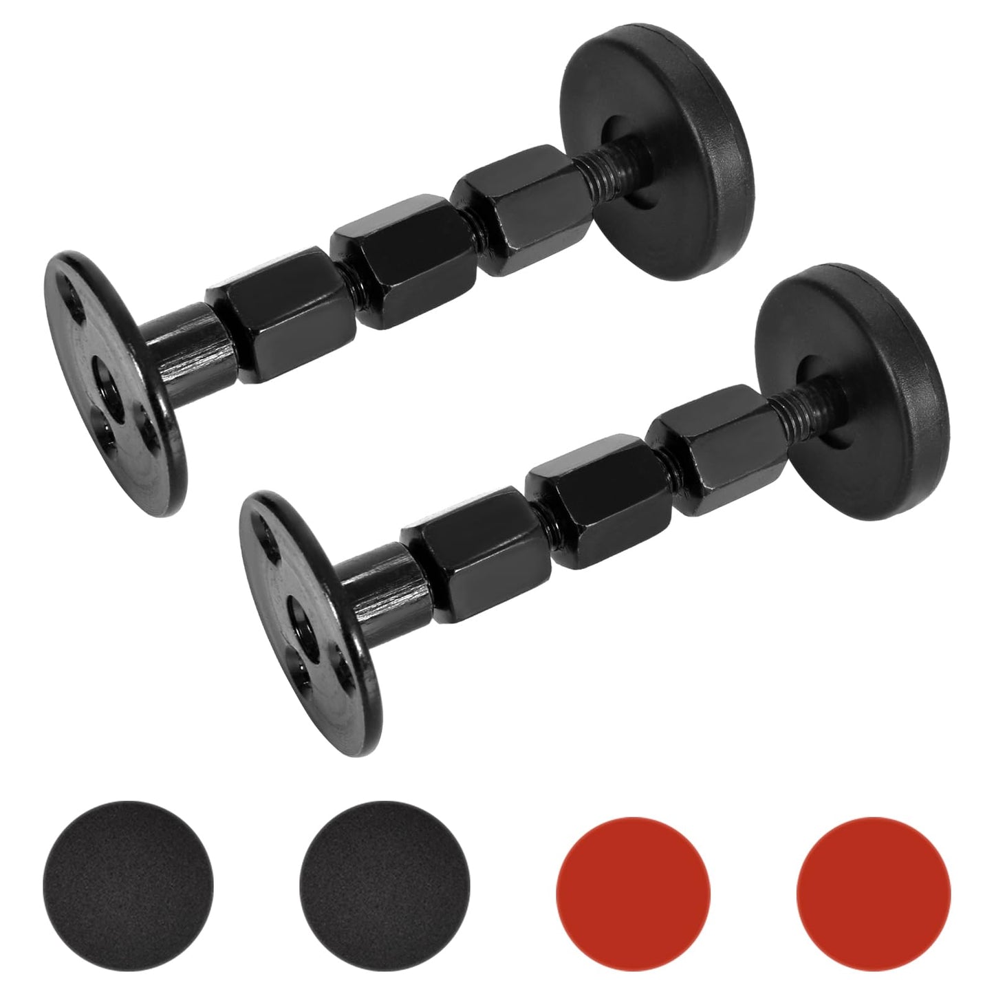 2 Pcs Adjustable Threaded Bed Frame Anti Shake Tool Headboard Stoppers Bedside Anti Shake Tool Telescopic Bed Frame Anti-Shake Fixer Bed Wall